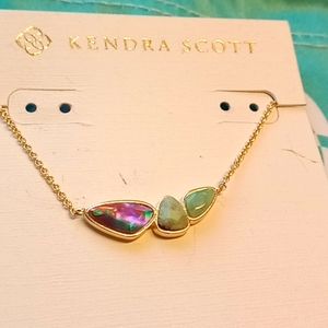Kendra Scott Ivy necklace lilac abalone
